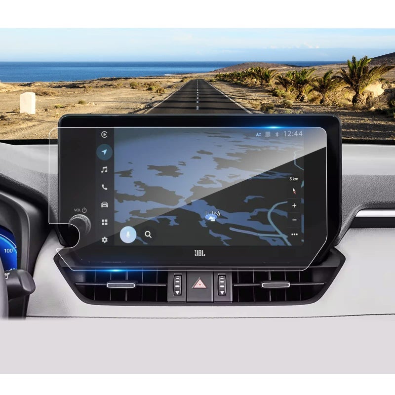 Coleya 2023 2024 2025 RAV4 Screen Protector for Toyota RAV4 (Limited/TRD Off-Road/XSE/Adventure/XLE Premium) 10.5-inch Touch Screen, 9H Hardness Tempered Glass 2025 2024 RAV4 Hybrid Accessories 10.5" - Image 1